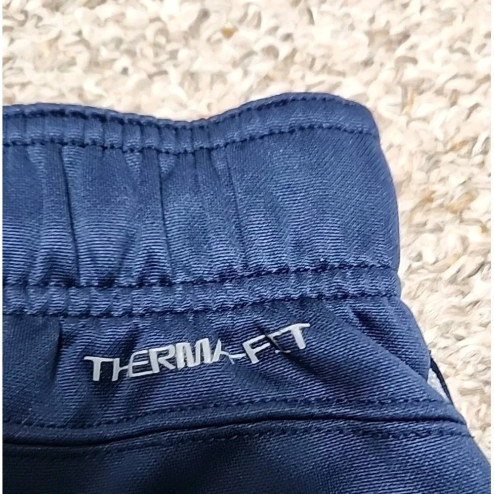 Nike Boys Michigan Sweatpants Joggers Size Large‎ Blue On Field Therma Fit **